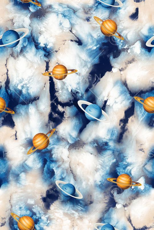 数码宇宙木星男装女装印花华亿平台图片