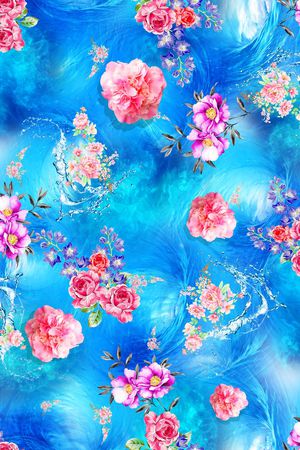 水波印花华亿平台图片