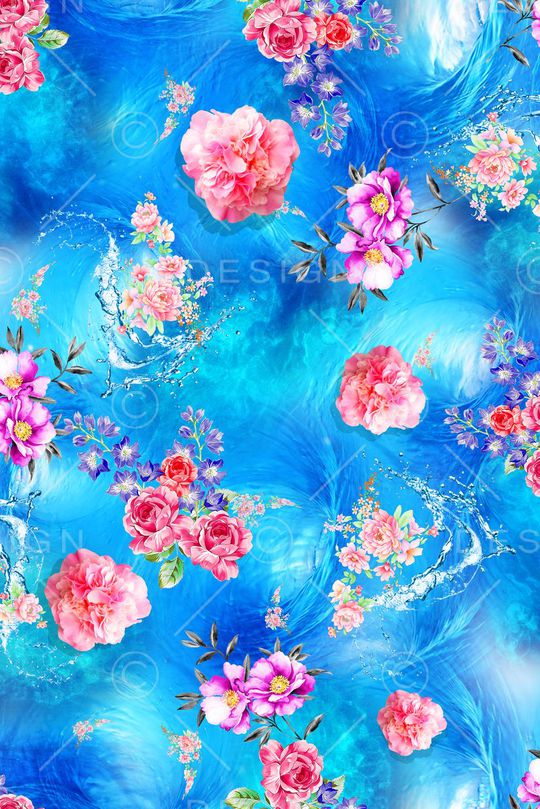 水波印花华亿平台图片