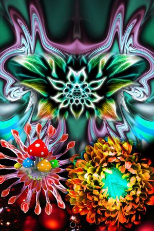 抽象印花华亿平台图片