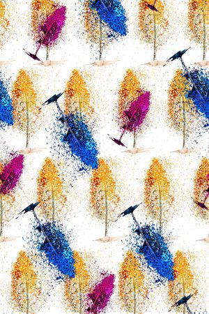 抽象印花华亿平台图片