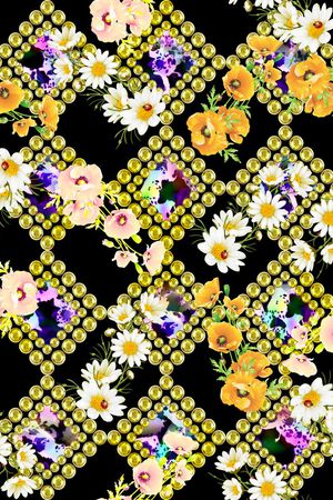 格子印花华亿平台图片