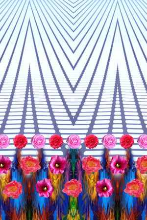 几何印花华亿平台图片