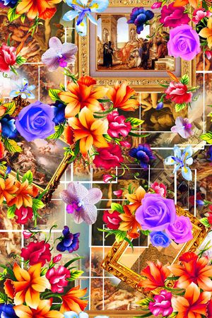 油画印花华亿平台图片