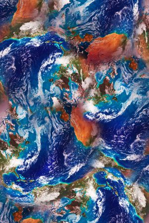 气象 地球 肌理印花华亿平台图片