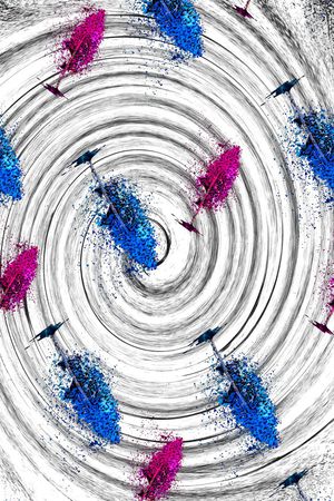 抽象印花华亿平台图片