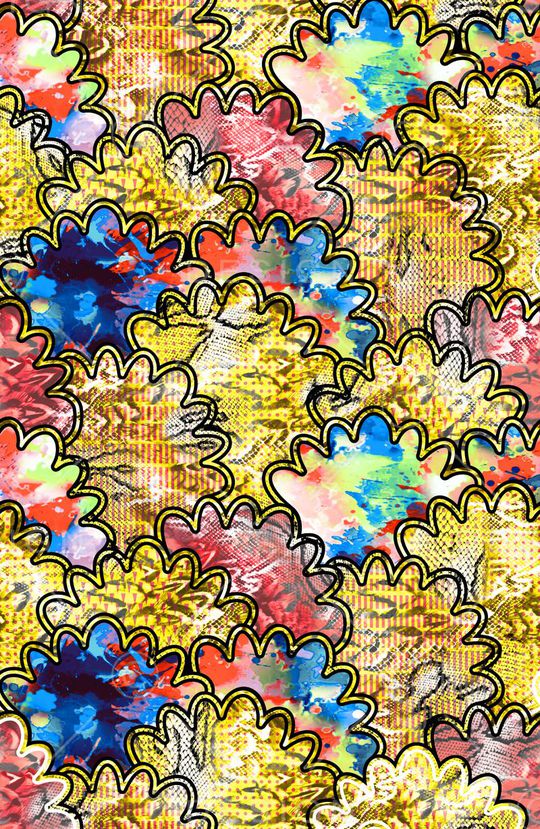 夏日印花华亿平台图片