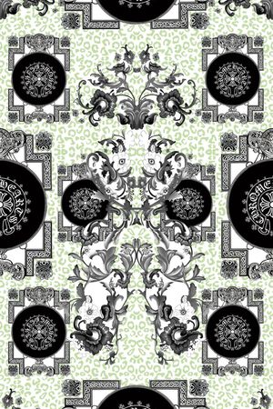 欧式花纹印花华亿平台图片