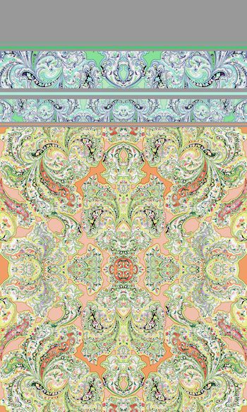 383458-WT442定位民族欧式腰果花火腿纹