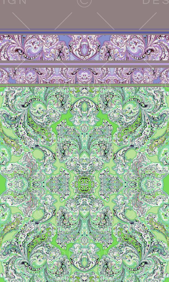 欧式印花华亿平台图片