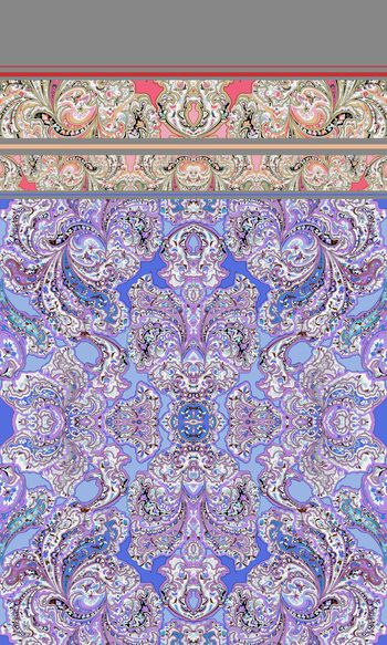 383461-WT442定位民族欧式腰果花火腿纹