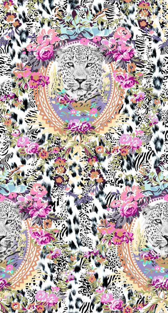 豹头印花华亿平台图片