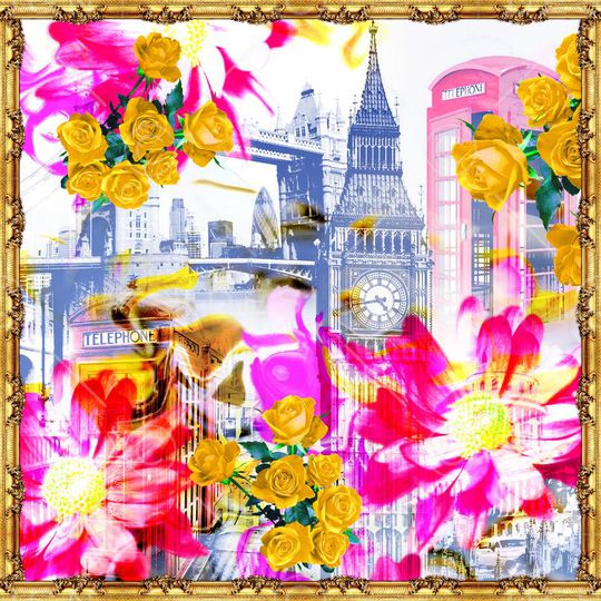 热带叶子印花华亿平台图片