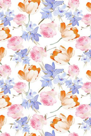 清新自然印花华亿平台图片