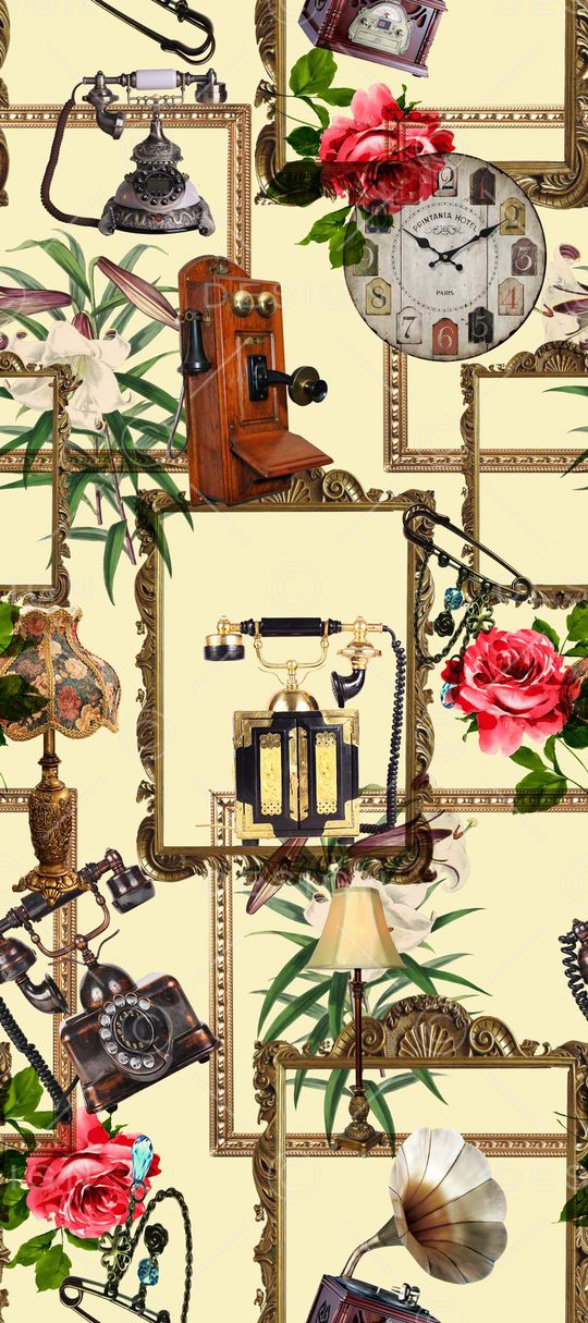 复古印花华亿平台图片