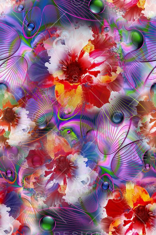 抽象印花华亿平台图片