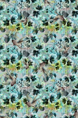 手绘印花华亿平台图片