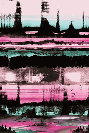 建筑 风景印花华亿平台图片