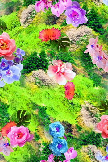 383918-秋意森林飘香花卉