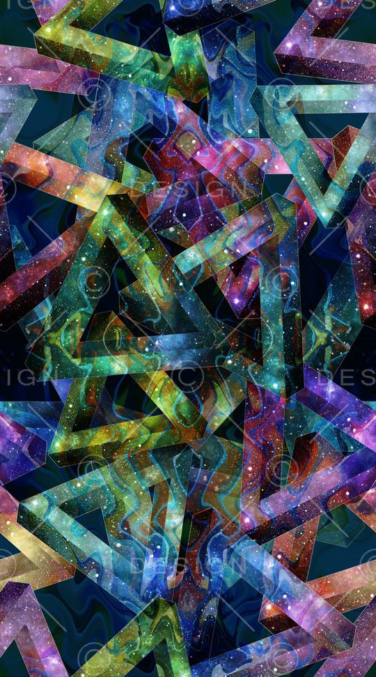 几何印花华亿平台图片