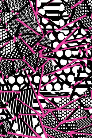 几何印花华亿平台图片