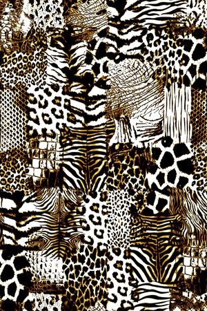 豹纹印花华亿平台图片