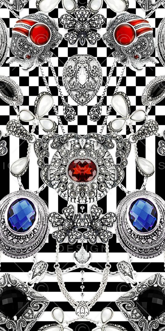 方格印花华亿平台图片