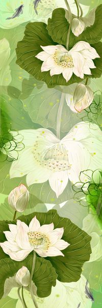 荷花印花华亿平台图片