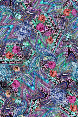 民族风印花华亿平台图片