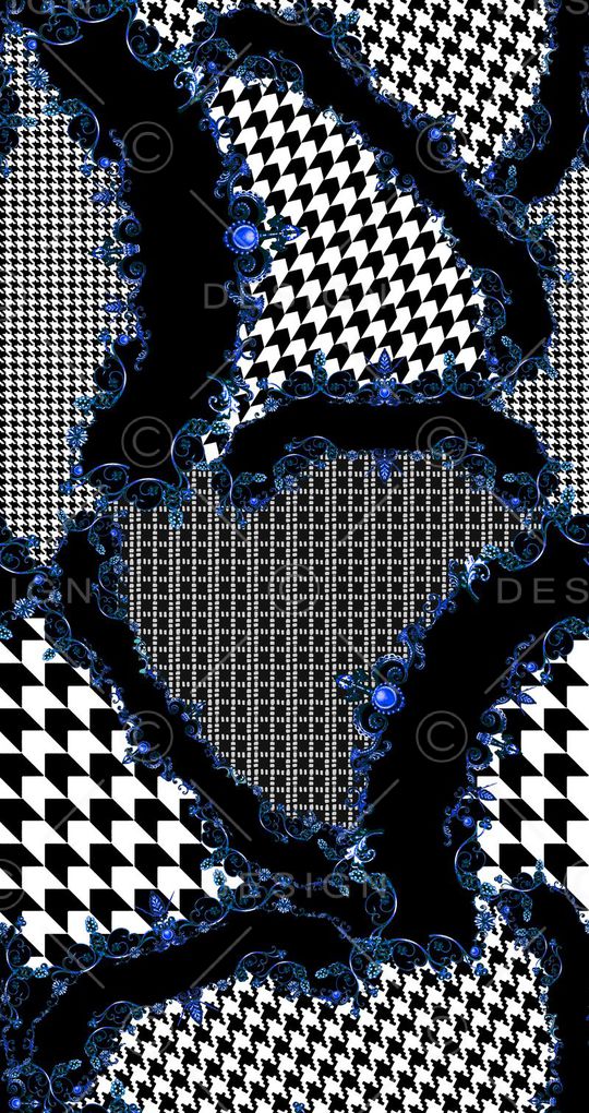 几何元素印花华亿平台图片