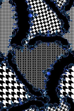 几何元素印花华亿平台图片