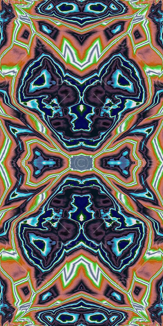 几何图形印花华亿平台图片