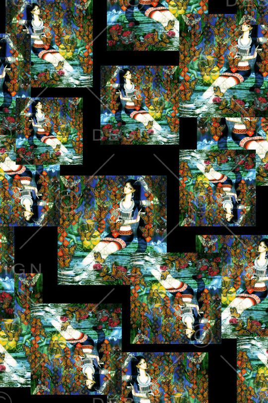 民族风印花华亿平台图片