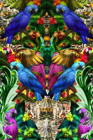 动物定位印花华亿平台图片