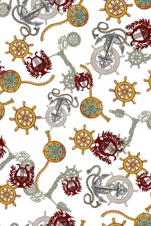 航海图案印花华亿平台图片