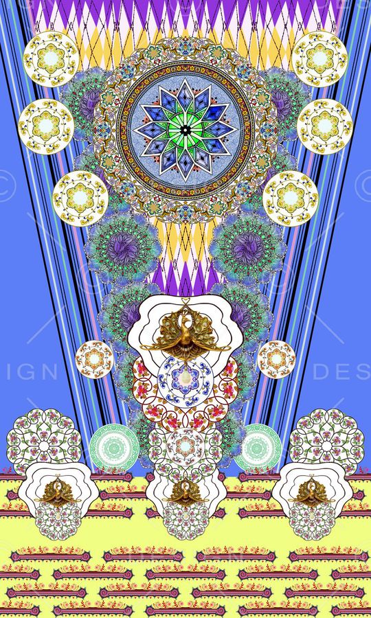 圆盘印花华亿平台图片