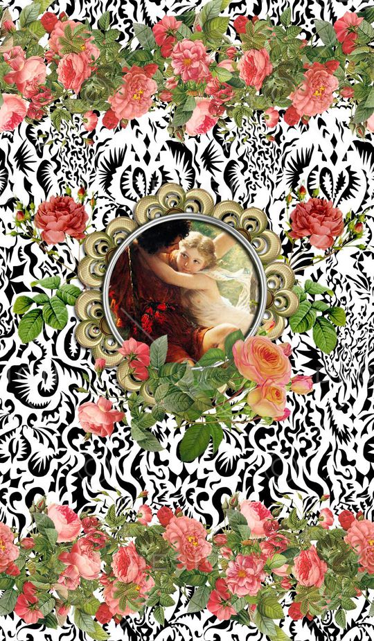 复古印花华亿平台图片