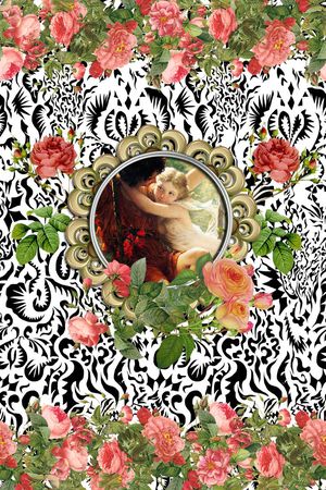 复古印花华亿平台图片