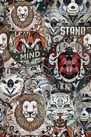 动物印花华亿平台图片