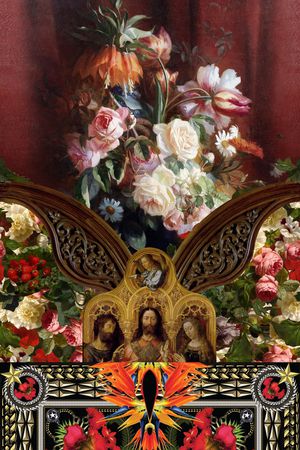 复古印花华亿平台图片