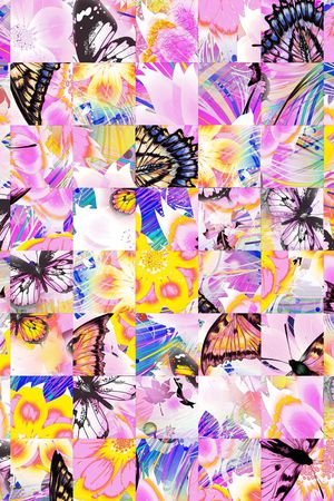 格子印花华亿平台图片