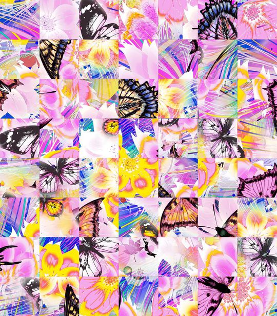 格子印花华亿平台图片