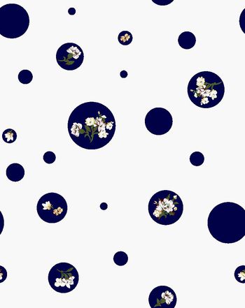384692-个性圆点 田园小碎花