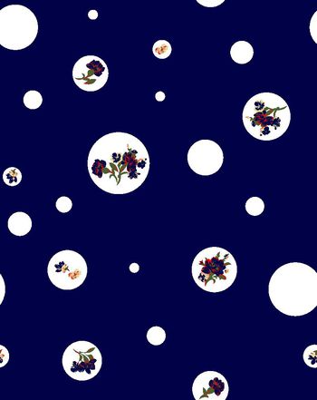 384693-个性圆点 田园小碎花