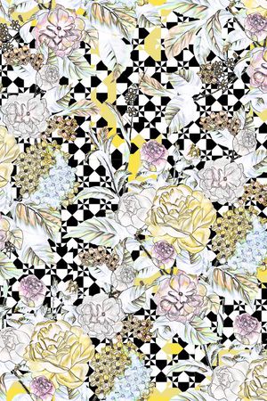 几何印花华亿平台图片