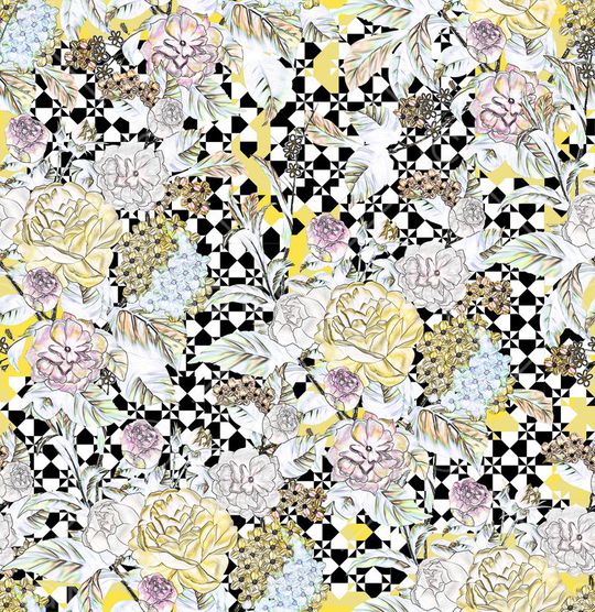 几何印花华亿平台图片