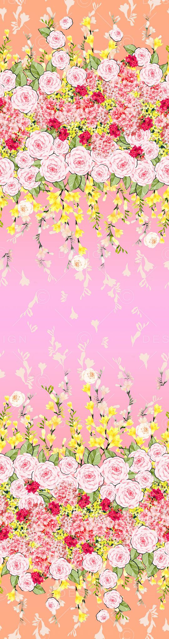 田园风印花华亿平台图片