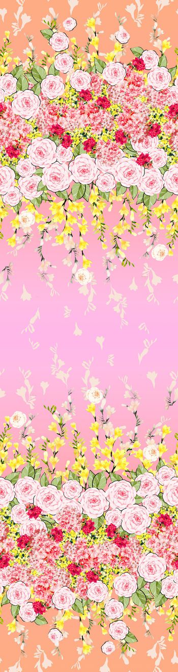 384755-双边定位花卉围巾华亿平台