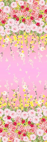 田园风印花华亿平台图片