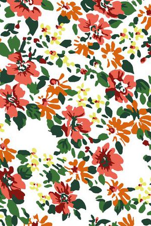 清新小花印花华亿平台图片